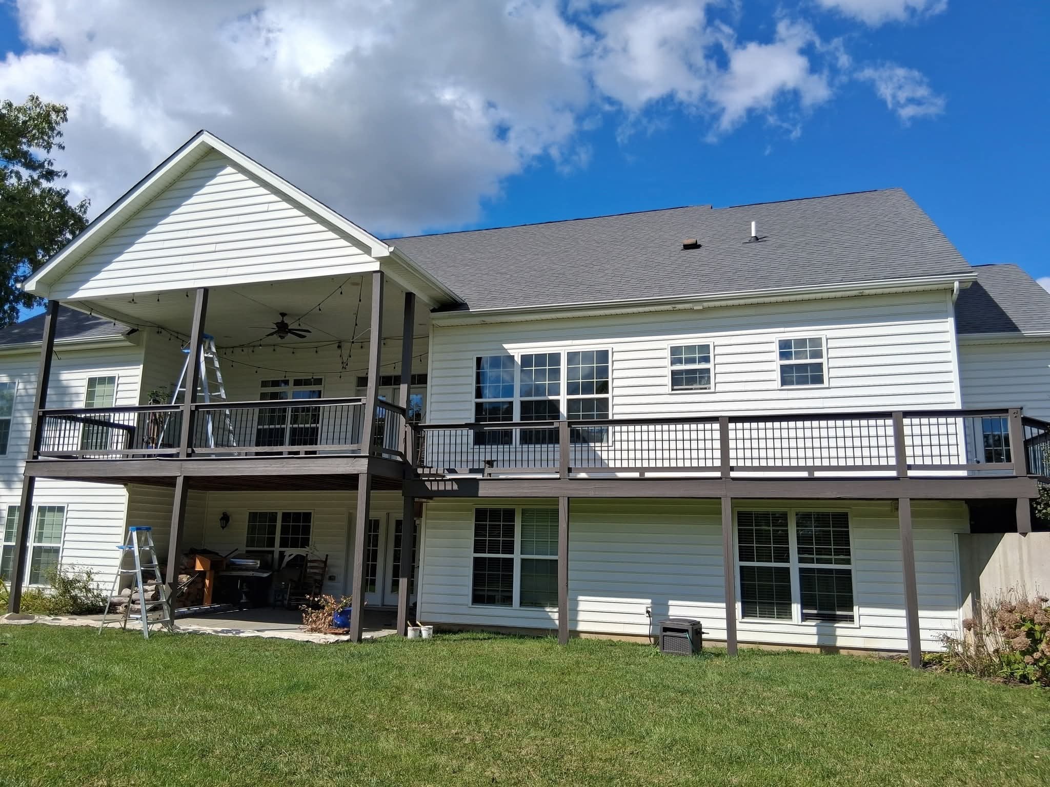 Two story house exterior