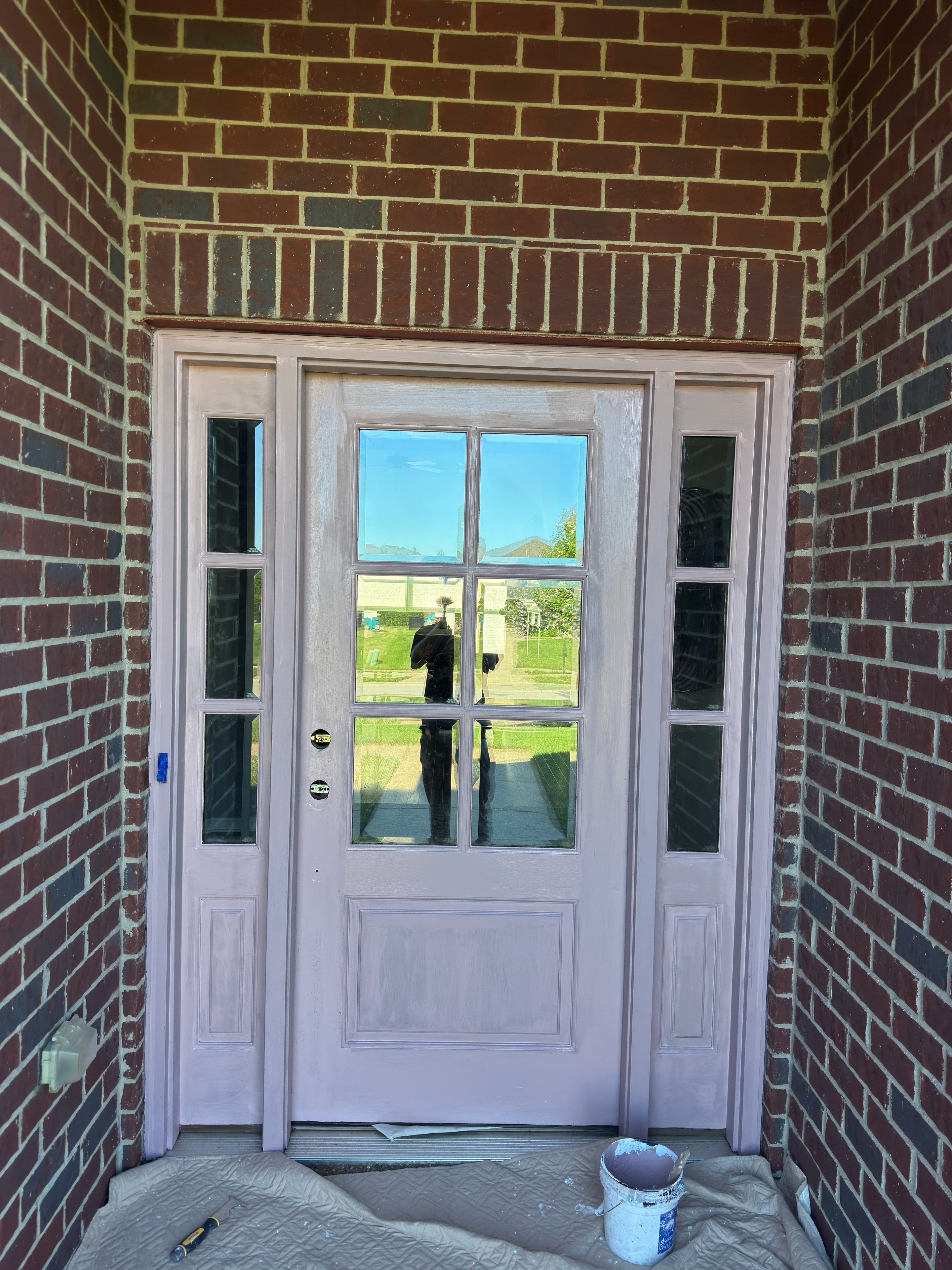Front door project — before